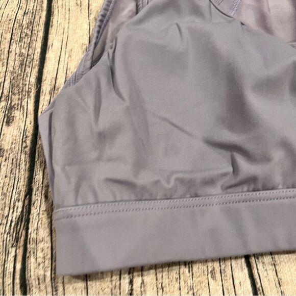 Varley Mesh Back lavender/grey padded sports bra size medium - Picture 2 of 8
